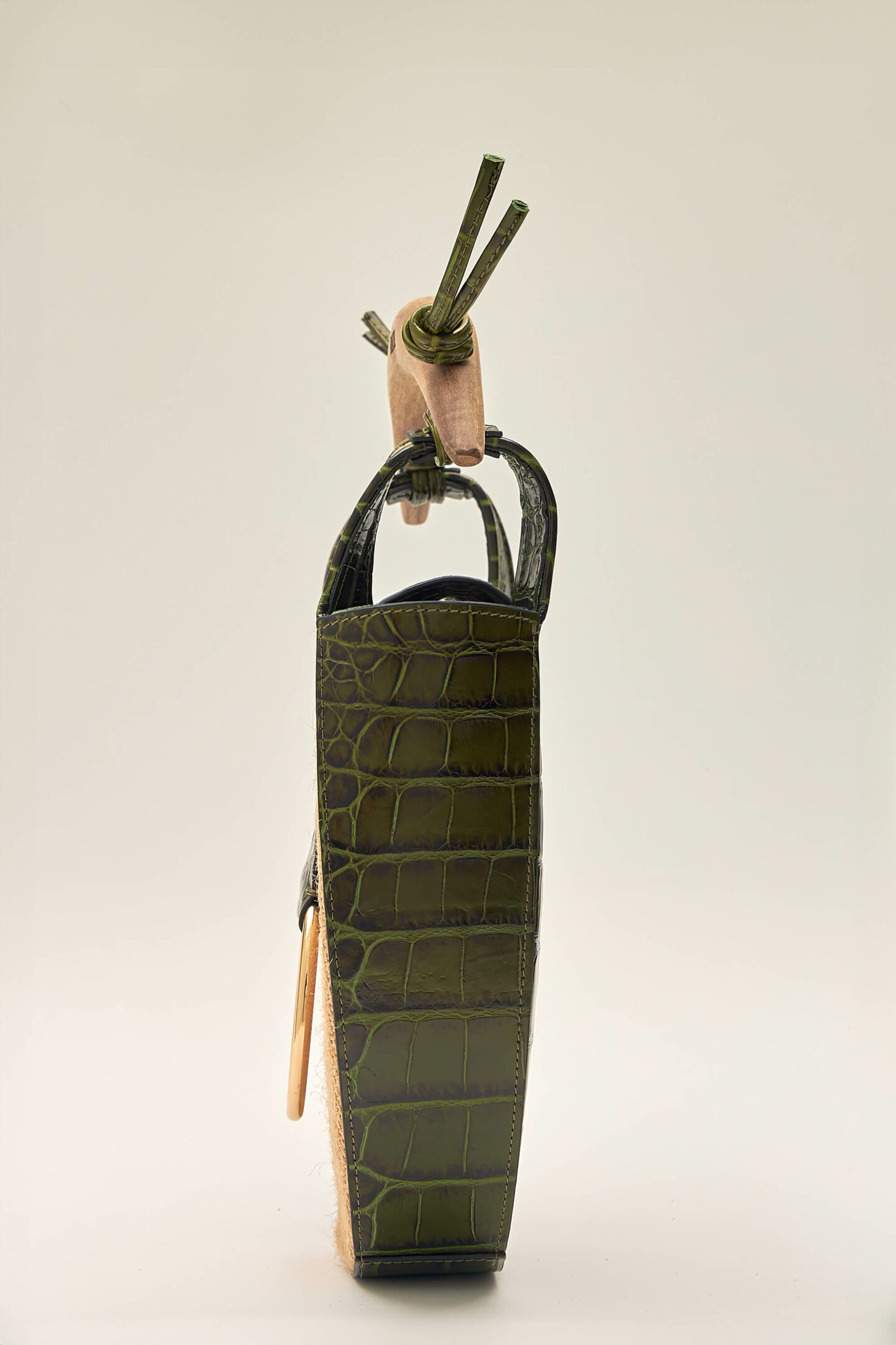 MINOTAUR OLIVE GREEN CROCODILE - Image 5